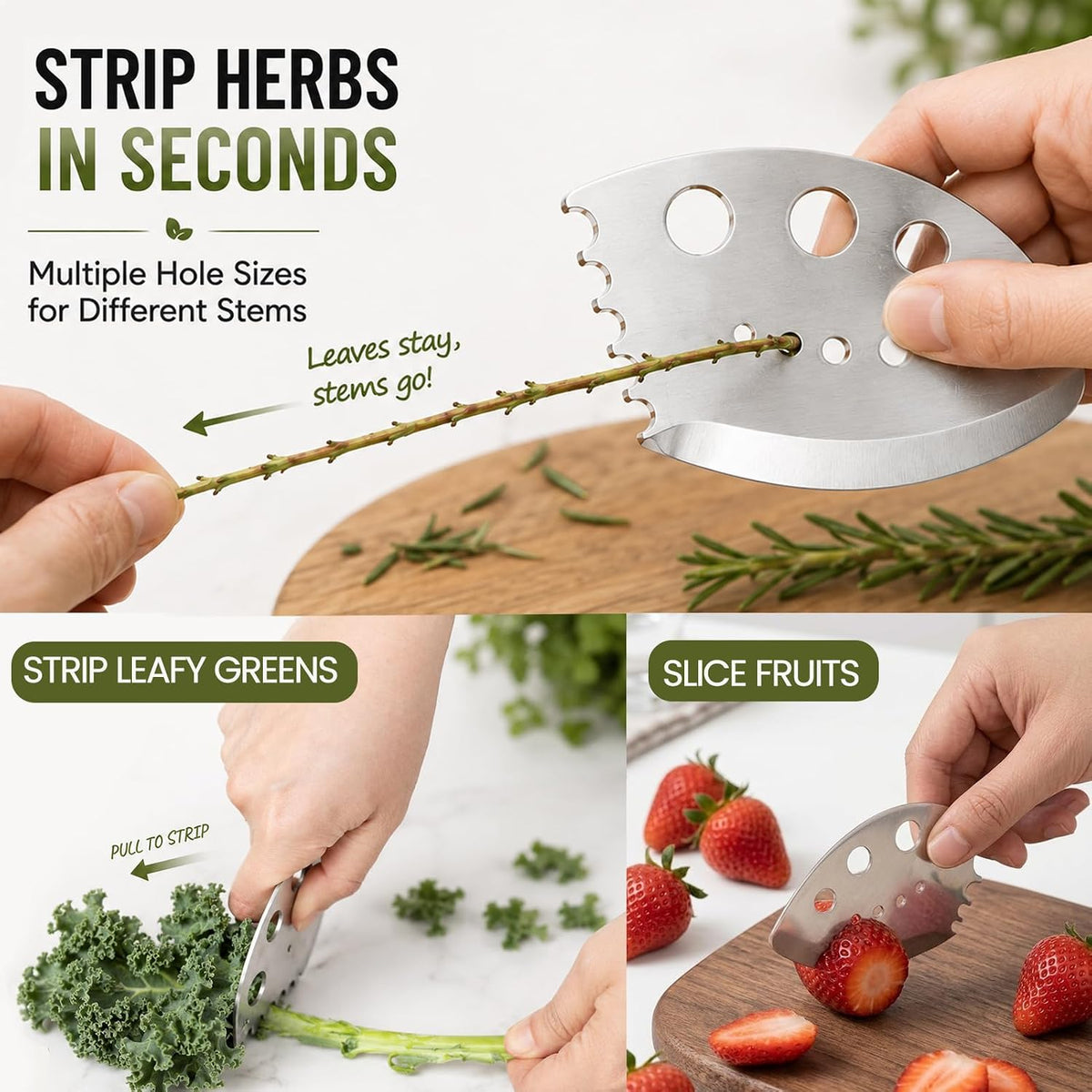 Salad Chopper Tools, Finely Chopped Salad Mezzaluna Knife
