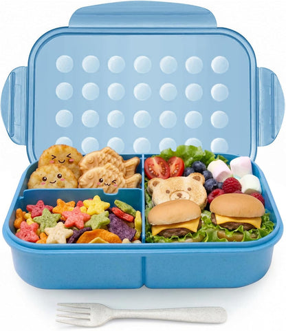 MISS BIG® Bento Box,Bento Box Adult,Lunch Box,Leak Proof Lunch Containers,No BPAs and No Chemical Dyes Bento Lunch Box,Dishwasher and Microwave Safe Lunch Containers for Adults(1900ml Gray)