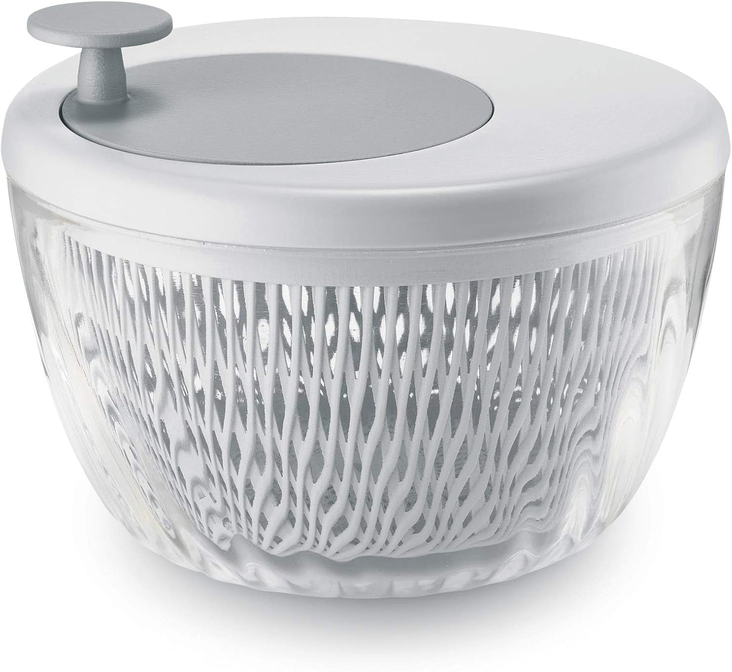 Guzzini Twist & Dry Salad Spinner, Blue 170900134