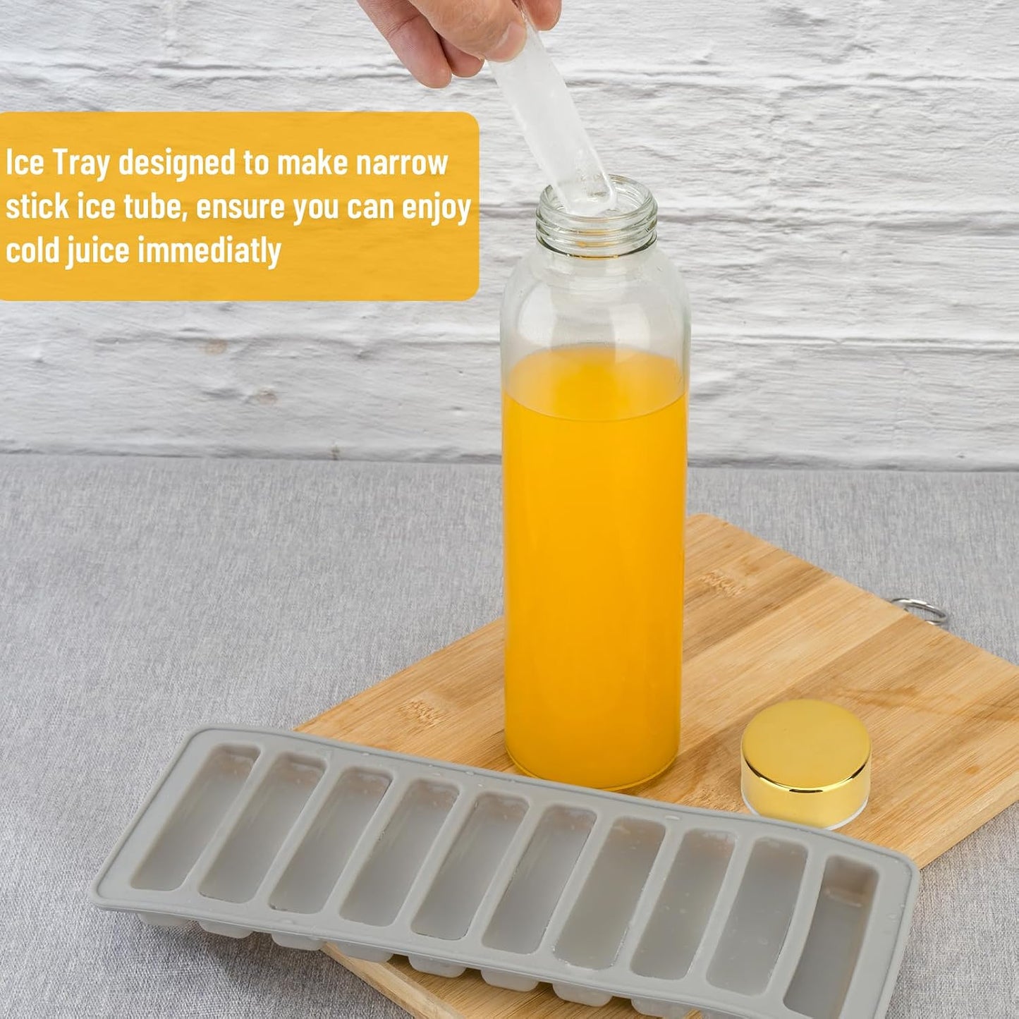 Zukro Glass Juice Bottles with Lids for Juicing 18 oz, Reusable Clear Glass Water Bottles with Stainless Steel Airtight Cap for Refrigerator, 100% Leak Proof Drinking Jar, BPA Free, Set of 6