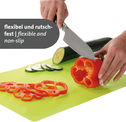 Westmark Practico Cutting Mats - Set of 4 Cutting Boards, Meat, Fish, Vegetables and Poultry, Cutting Mat Dishwasher Safe - Plastic, Set of 4