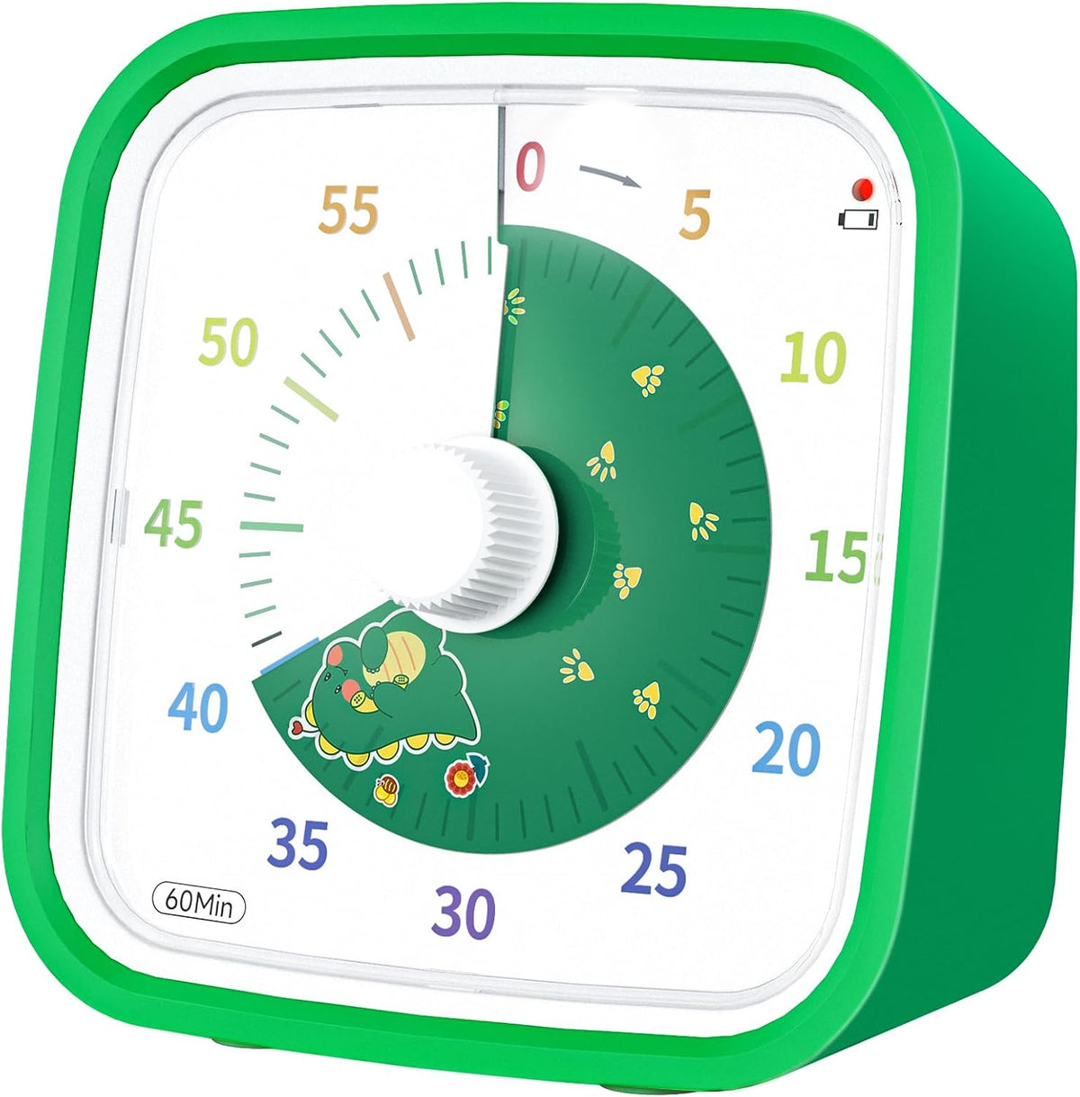 Yunbaoit Rainbow Visual Timer for Kids, 60-min Countdown Timer, Blue