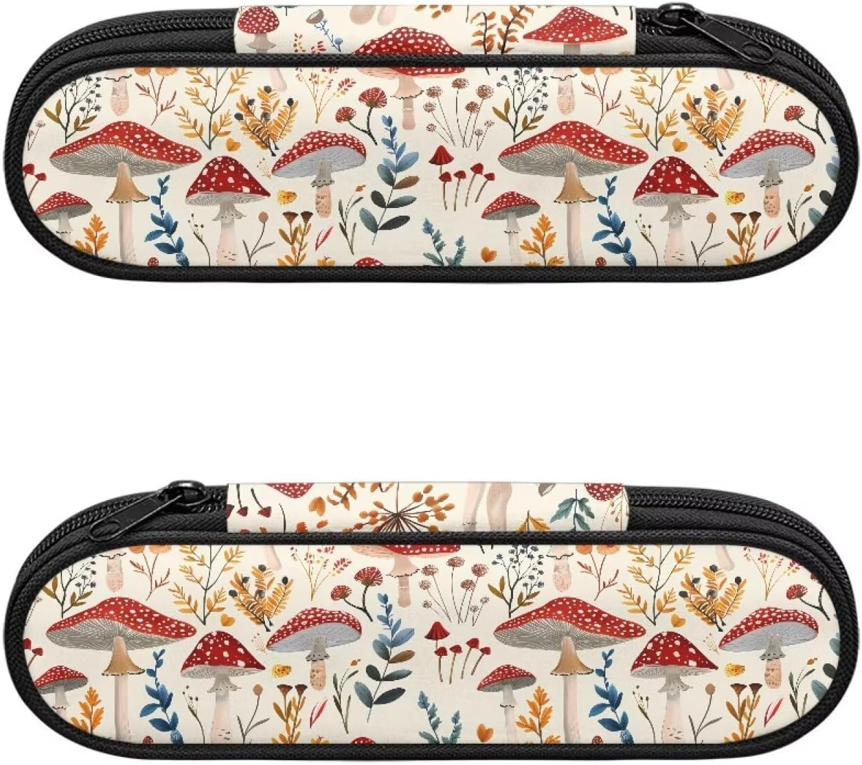 Travel Cutlery Set with Case for Kids Portable Utensil Case Reusable Silverware Pouch for School Travel Lunch Capybara Flower