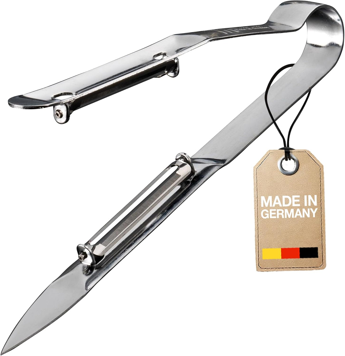Westmark Asparagus and Vegetable Peeler, 6.9 x 0.6 x 2.4 inches, Silver