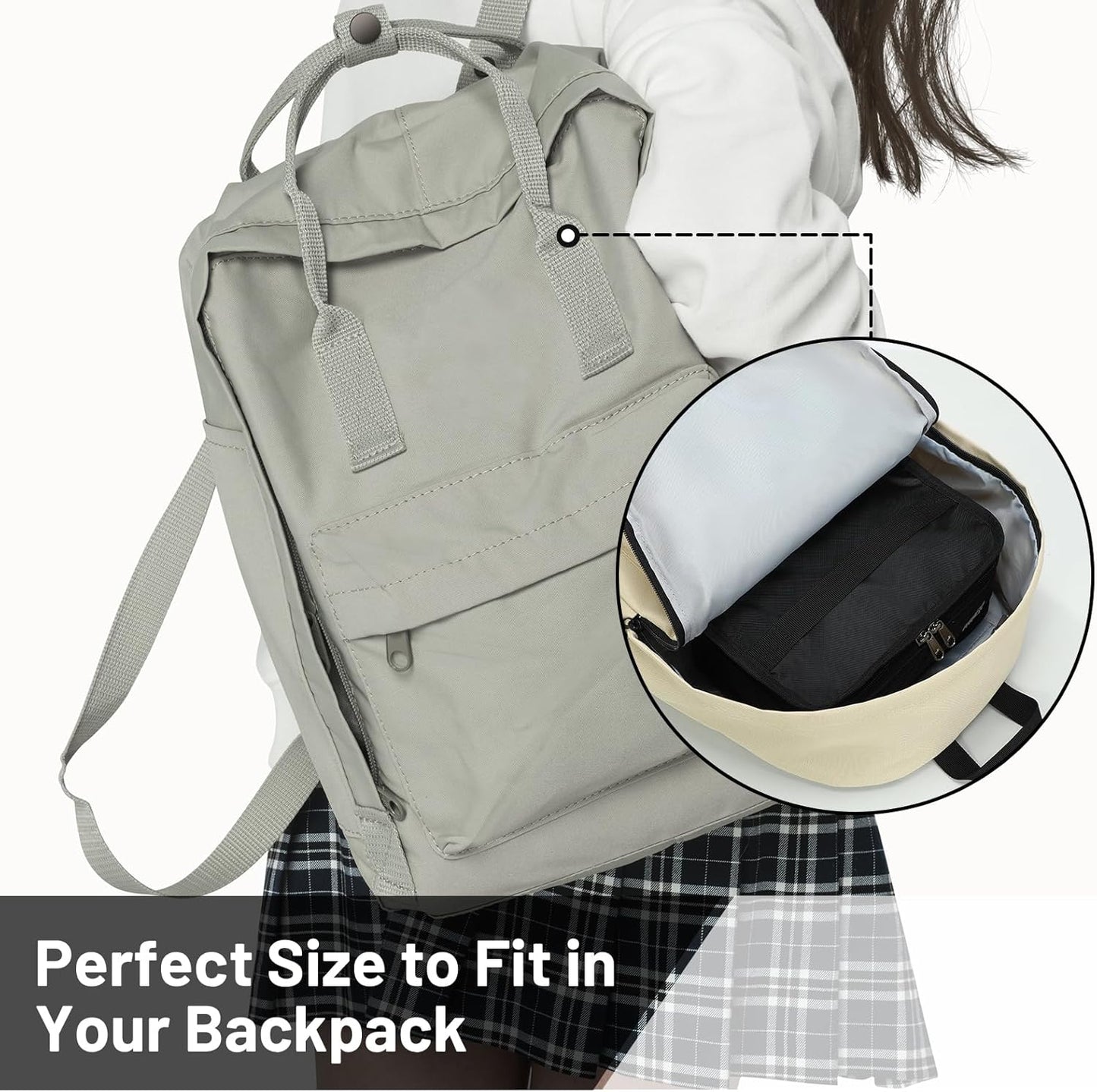 MIER Small Lunch Bag for Kids & Adults Compact Insulated Lunch Box Portable Thermal Mini Cooler for Work School Travel, Bluesteel