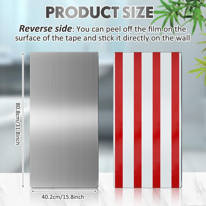 Gisafai 1 Pc 24 x 16 Inch Stainless Steel Backsplash Panel