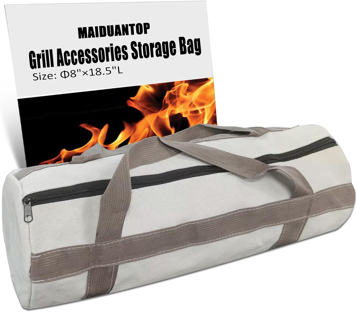 Grill Tool Storage Bag, Grill Accessories Storage, Grill Utensil Storage for Outdoor Camping Barbecue. Can Hold BBQ Tools up to 18", ‌‌Gifts for Men and Dad.