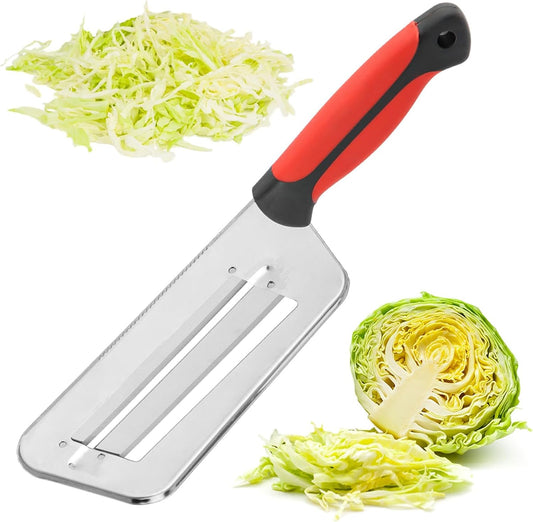 Cabbage Shredder, 12.8 Inch Manual Stainless‑Steel Slicer for Coleslaw