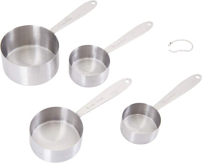 Farberware Pro Stainless Steel Measuring Cup and Spoon Set, 9-Piece