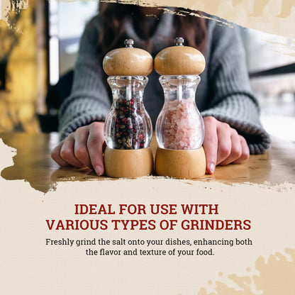 52USA Himalayan Pink Salt, Coarse Grain 1 lb, Salt for Grinder Refill