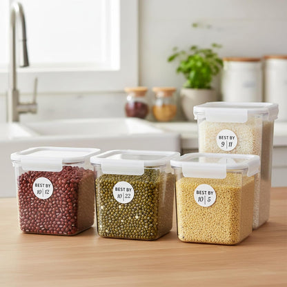 600pieces Expiration Date Stickers Day Dots Food Labels Dot Stickers 1 Inch Waterproof Spice Labels Sticker for Food Containers Storage Freezer Restaurant Foodsaver Service Prep, Best by Label