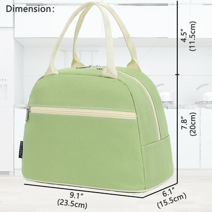 FlowFly Insulated Lunch Cooler Bag - Tote Bag Organizer for Women/Men, Black - Colors A