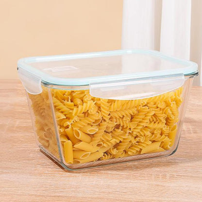 88Oz 2 Pcs Large Glass Food Storage Containers Family Size Set Baking Containers with Locking Lids Storing food, BPA Free Leak Proof Microwave Oven Safe