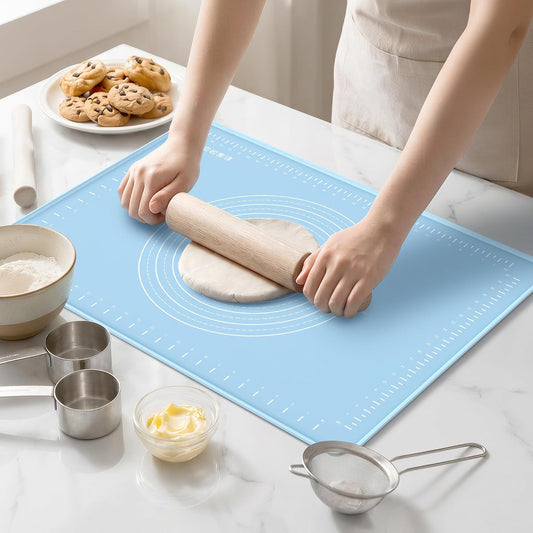 28x20 Silicone Rolling Mat Non-Stick Food Grade Baking Mat w/Measurements