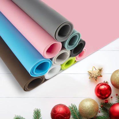 Extra Large Dark Green Countertop Mat - Silicone Table Kitchen Desk Mat - Non-Slip & Heat Resistant - Dinner Placemat Pastry Dough Rolling Mat - Colors A