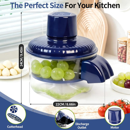 Automatic Fruit Peeling Machine, 6 Leaf Blade Grape Cherry Tomato Peeler