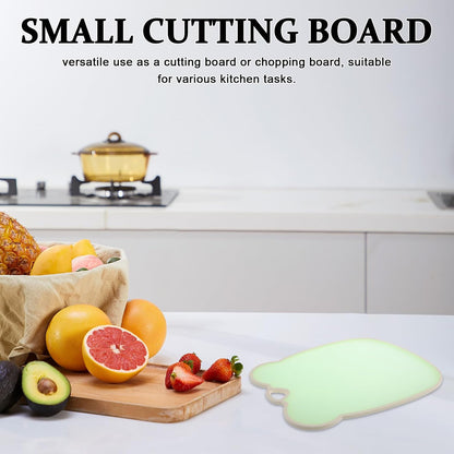 Baluue Large Non-slip Fruit and Vegetable Cutting Mat Jelly Color Kitchen Board for Home Use