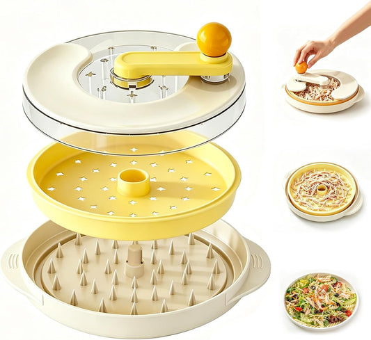 Chicken Breast Shredder Tool for Cooked Meat Shredder,Twist, 360°11-Inch