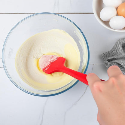 5PCS Silicone Spatula Set for Baking and Cooking – Heat-Resistant, Non-Stick, Flexible Kitchen Scraper