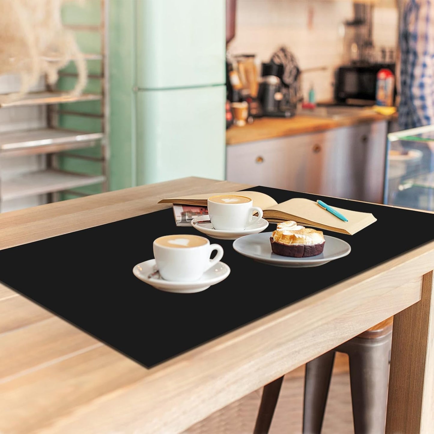 Food Grade Silicone Table Protector Mat 47x24 Inch, Heat Resistant Desk Pad for Baking/Painting/Resin/Welding, Non-Slip Waterproof Surface Easy Clean (3 Colors) (Gray)
