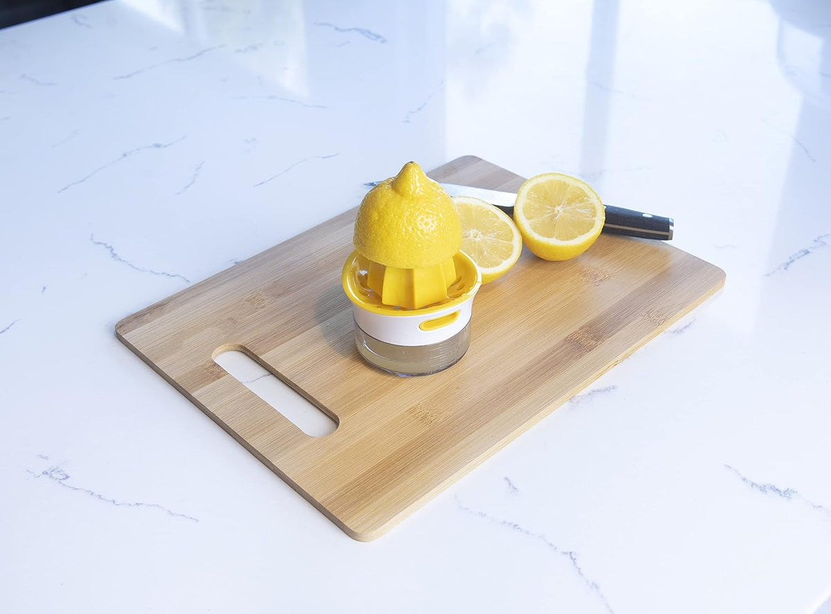 Joie Lemon and Lime Small Hand Juicer and Reamer, Built-In Measuring Cup