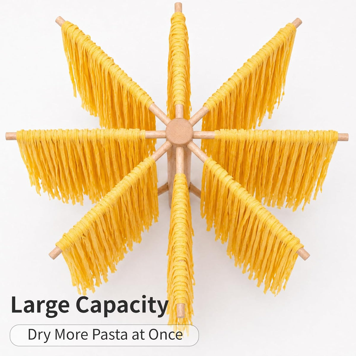 Pasta Drying Rack, Space Saving Pasta Rack Collapsible for Fresh Pasta