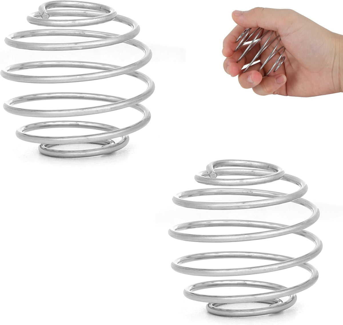 2.1-Inch Large Size Shaker Balls for Protein Shakes,Milkshake and Salad Dressing,304 Stainless Steel Shaker Ball