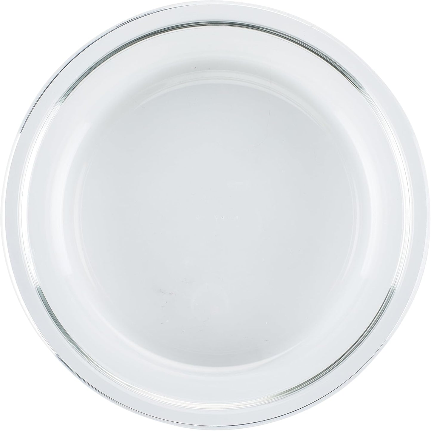 LOCK & LOCK LocknLock Purely Better Glass Round Pie Baking Dish/Food Storage Container with Lid, 9.5 Inch, Clear