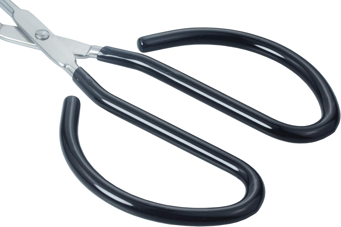 HINMAY Scissor Cooking Tongs 11-Inch Stainless Steel Wire Tongs Kitchen Scissor Tongs, Set of 2