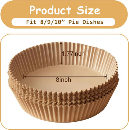 100pcs Parchment Paper for Pie Weights, Pie Crust Weights for blind baking