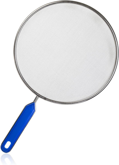 Splatter Screen for Frying Pan, 8 Inch Stainless Steel Small Grease Splatter Guard, Ultra Fine Mesh Prevents for Kitchen Frying Pan Cooking Supplies