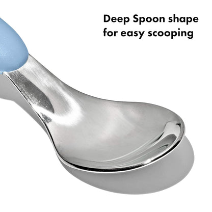 OXO Tot On-The-Go Fork and Spoon Set - Dusk