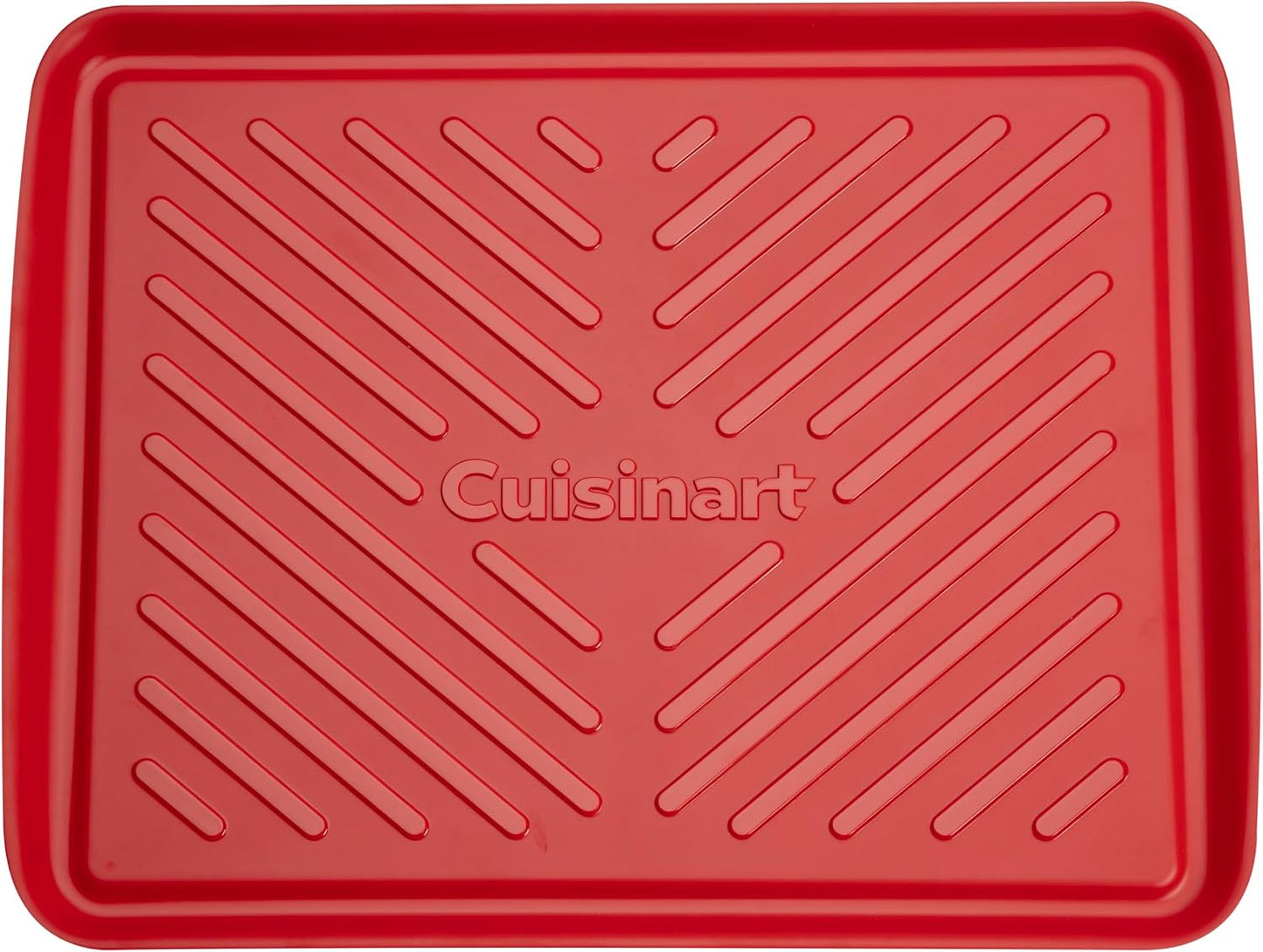 Cuisinart CPK-210 Grilling Prep and Serve Trays, Black and Red Large 18” x 14.5”