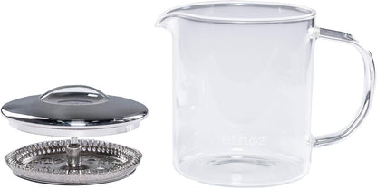 Ethoz by Planetary Design Borosilicate Glass Tea Brewer, Loose-Leaf Infuser