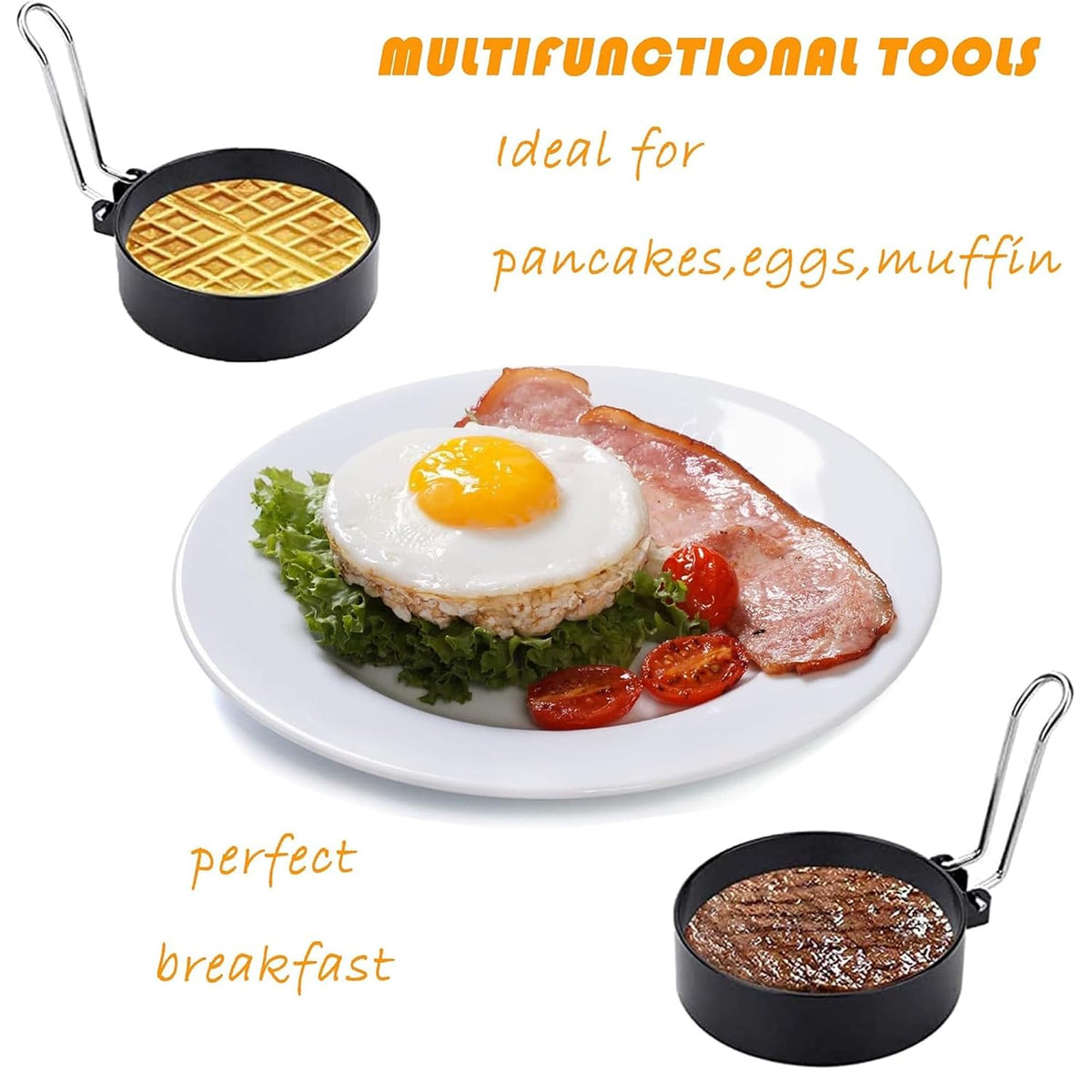 Pancake Batter Dispenser & Egg Rings