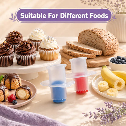 2 PCS Cupcake Corer, Plastic Cupcake Plunger Digging Holes Device Filling