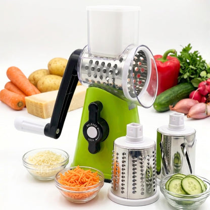 2-in-1 Heavy Duty Vegetable Spiralizer & Rotary Cheese Grater Bundle