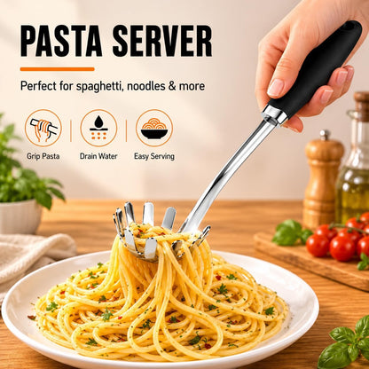 Stainless Steel Slotted Turner Spatula, Metal Spatula for Cast Iron & Stainless Steel Pans, Thin Edge Kitchen Turner for Eggs, Pancakes, Burgers, Dishwasher Safe