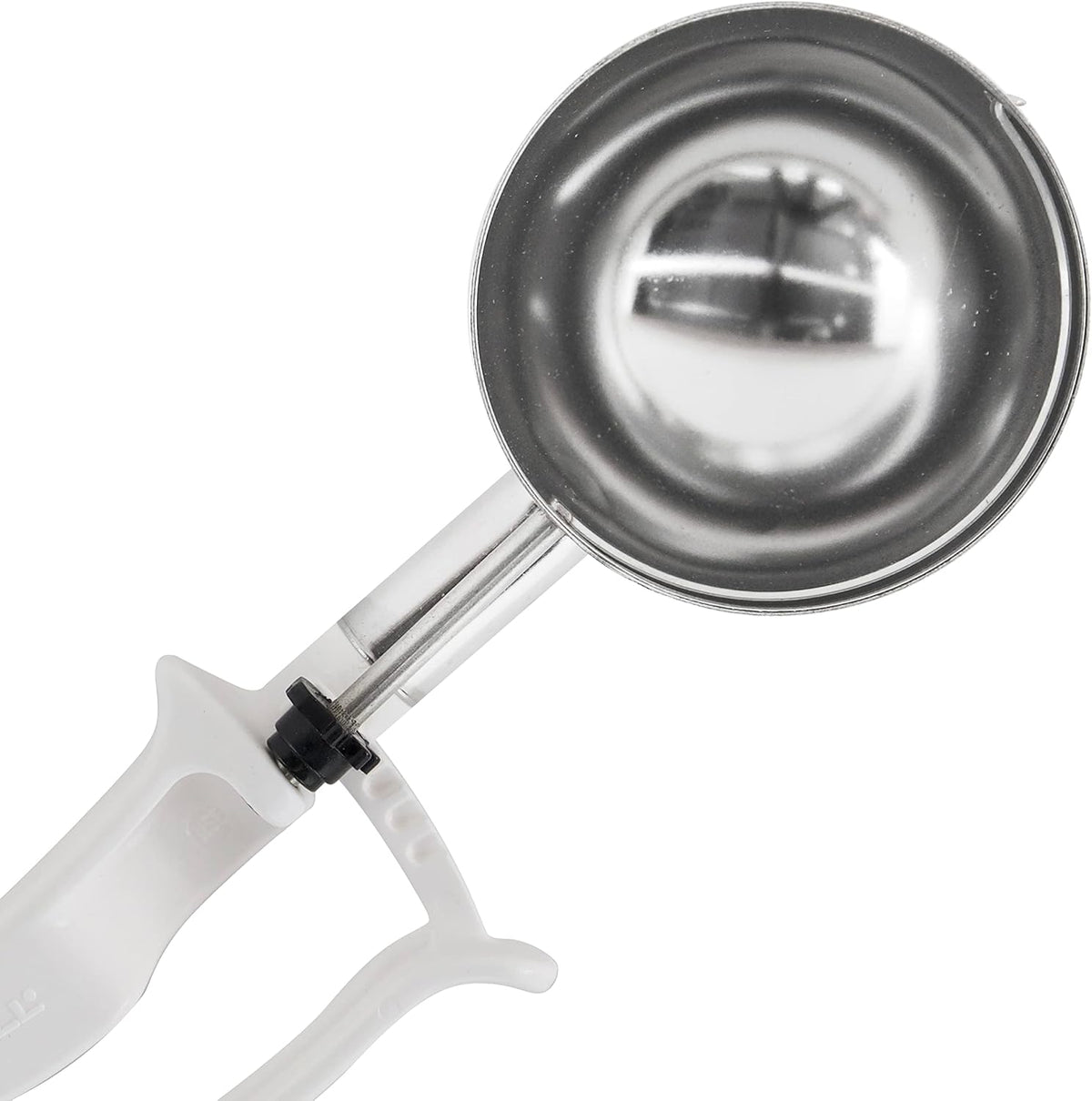Zeroll 2030 Universal Standard Length EZ Disher Food Portion Control Scoop Designed for Right or Left Hand Use Dishwasher Safe NSF Approved, 1 3/4-Inch, Black