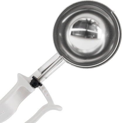Zeroll 2030 Universal Standard Length EZ Disher Food Portion Control Scoop Designed for Right or Left Hand Use Dishwasher Safe NSF Approved, 1 3/4-Inch, Black