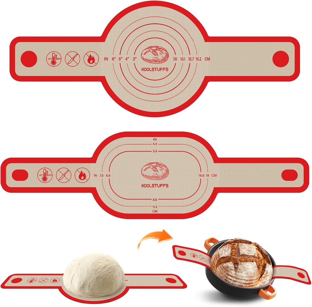 Silicone Baking Mat, Nonstick & Reusable