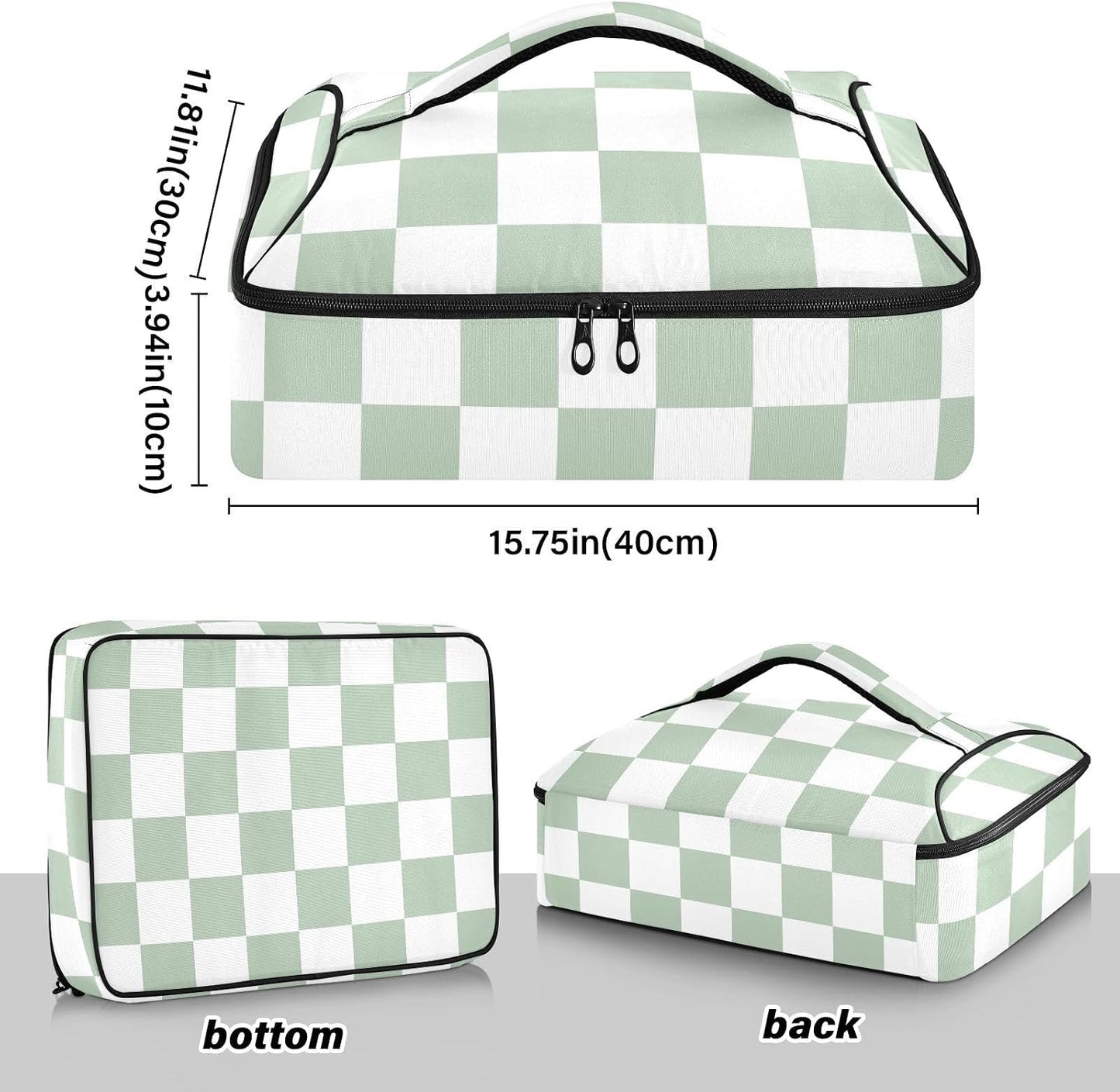 Casserole Carriers for Hot or Cold Food Reusable Casserole Dish Carrier Insulated Thermal Large Capacity Durable Perfect for Party Camping Family Gatherings Yellow Fish - Colors B