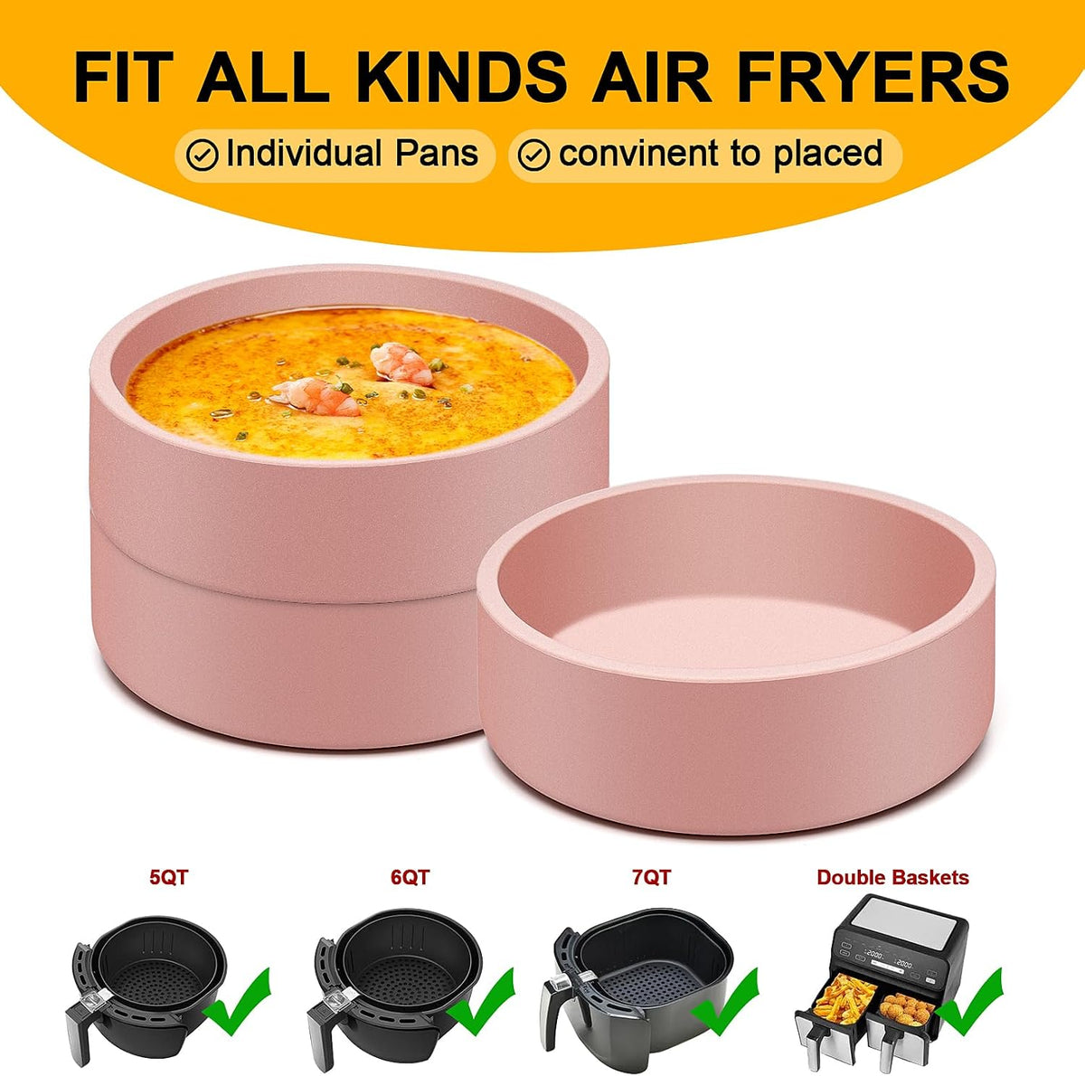 Egg Poacher Set of 3, Silicone Egg Poaching Cups with Lids for Microwave Egg Cooking, Toaster Oven Air Fryer Egg Mold Nonstick Poached Egg Maker