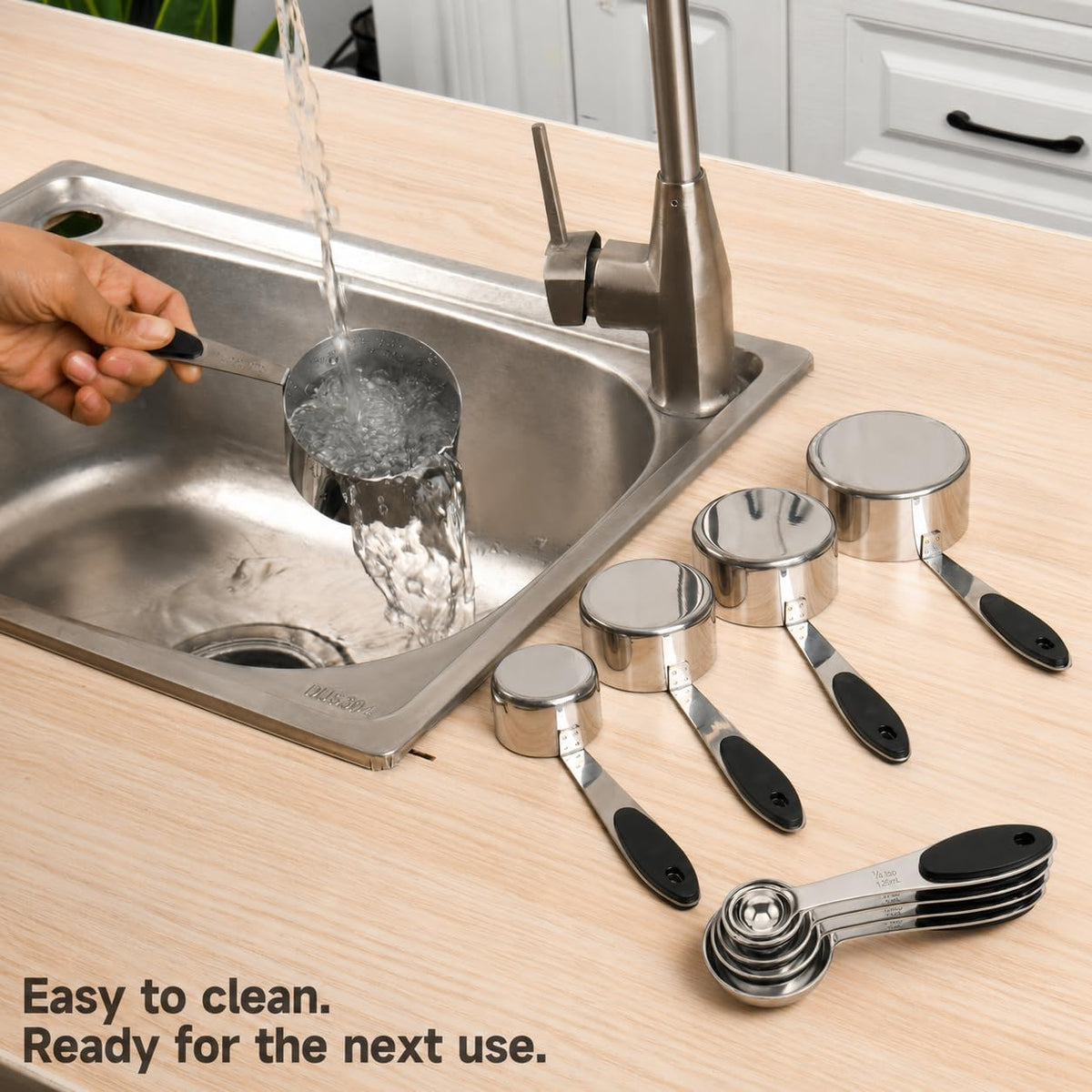 Magnetic Measuring Cups and Spoons Set