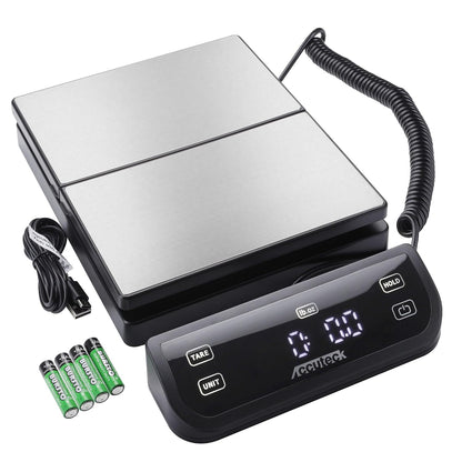 Accuteck 8250 High Accuracy Digital Shipping Scale and Postal Scale, 0.1oz Precision, 50Lb