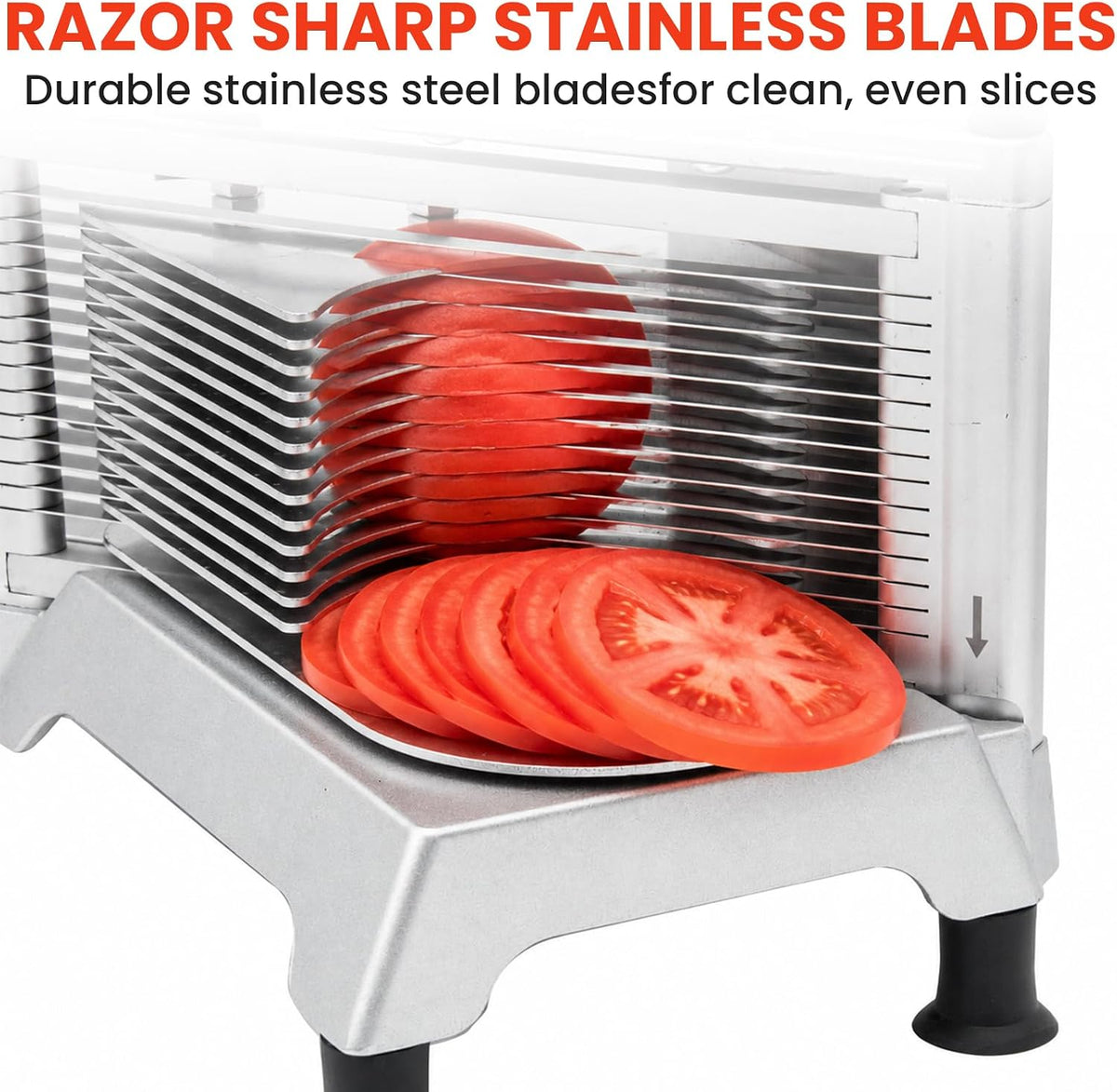 Commercial Tomato Slicer & Vegetable Chopper 1/4inch Food Slicer