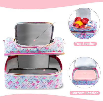 RLGPBON Lunch Bag Kids,Boys Lunch Box,Space Lunch Bag Toddler Teen Boys,School Daycare Cute Travel bags