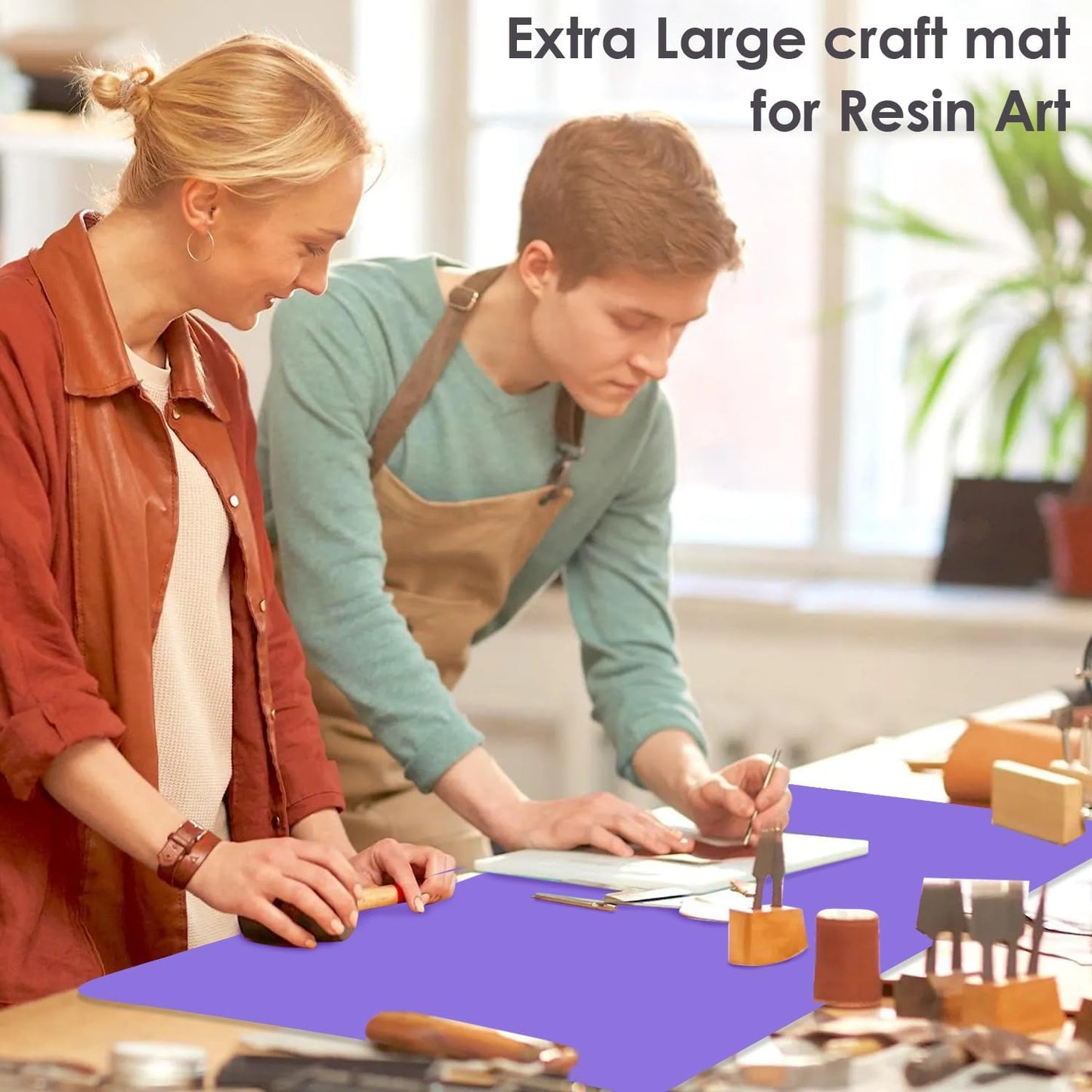 Extra Large Silicone Mat, 31.5x23.6 Inch Heat Resistant Mat for Kitchen Counter, Non Stick Silicone Baking Mat for Dough and Pastry, Thick Silicone placement Countertop Protector, Black countertop mat