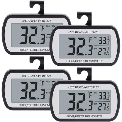 AEVETE Refrigerator Thermometer Digital Fridge Freezer Thermometer