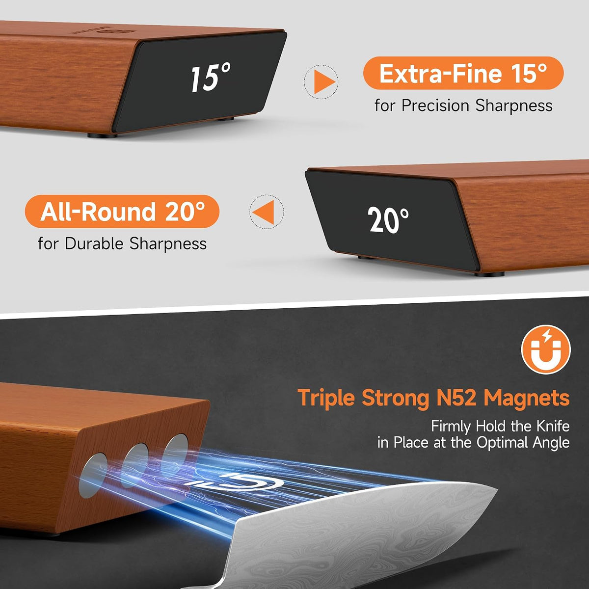 Rolling Knife Sharpener with Diamond & Ceramic Disc, Classic Kit
